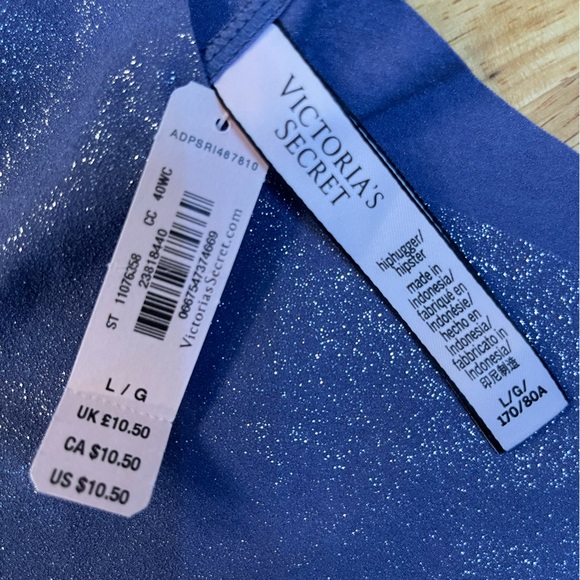 Victoria Secret Ladies panties purple blue - Picture 3 of 3